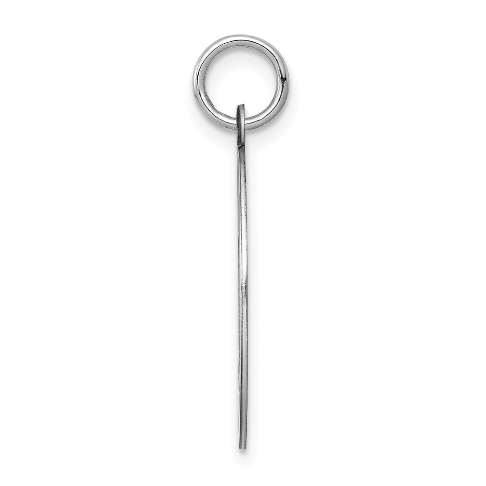 Sterling Silver Laser Etched Airedale Terrier Dog Pendant, 19mm