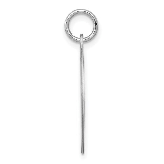 Sterling Silver Laser Etched Chihuahua Dog Pendant, 19mm