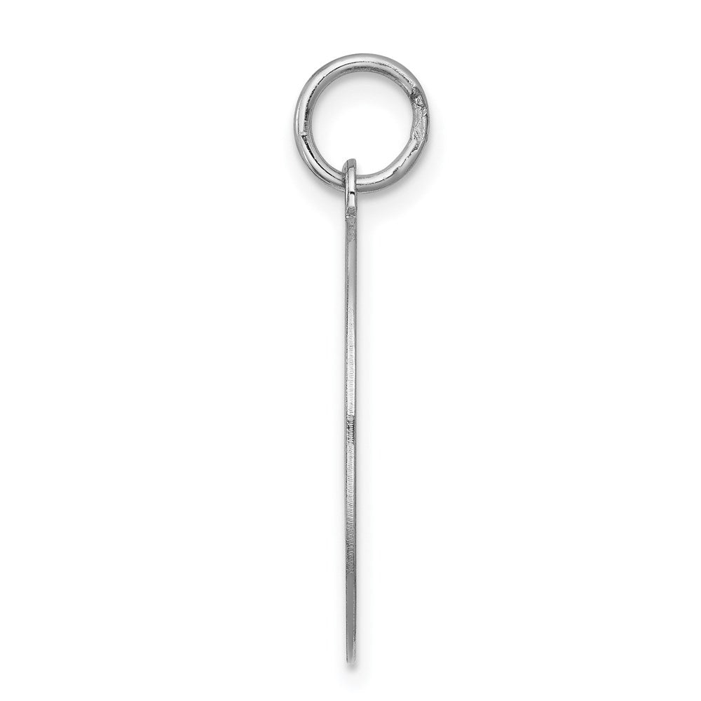 Sterling Silver Laser Etched Cocker Spaniel Dog Pendant, 19mm