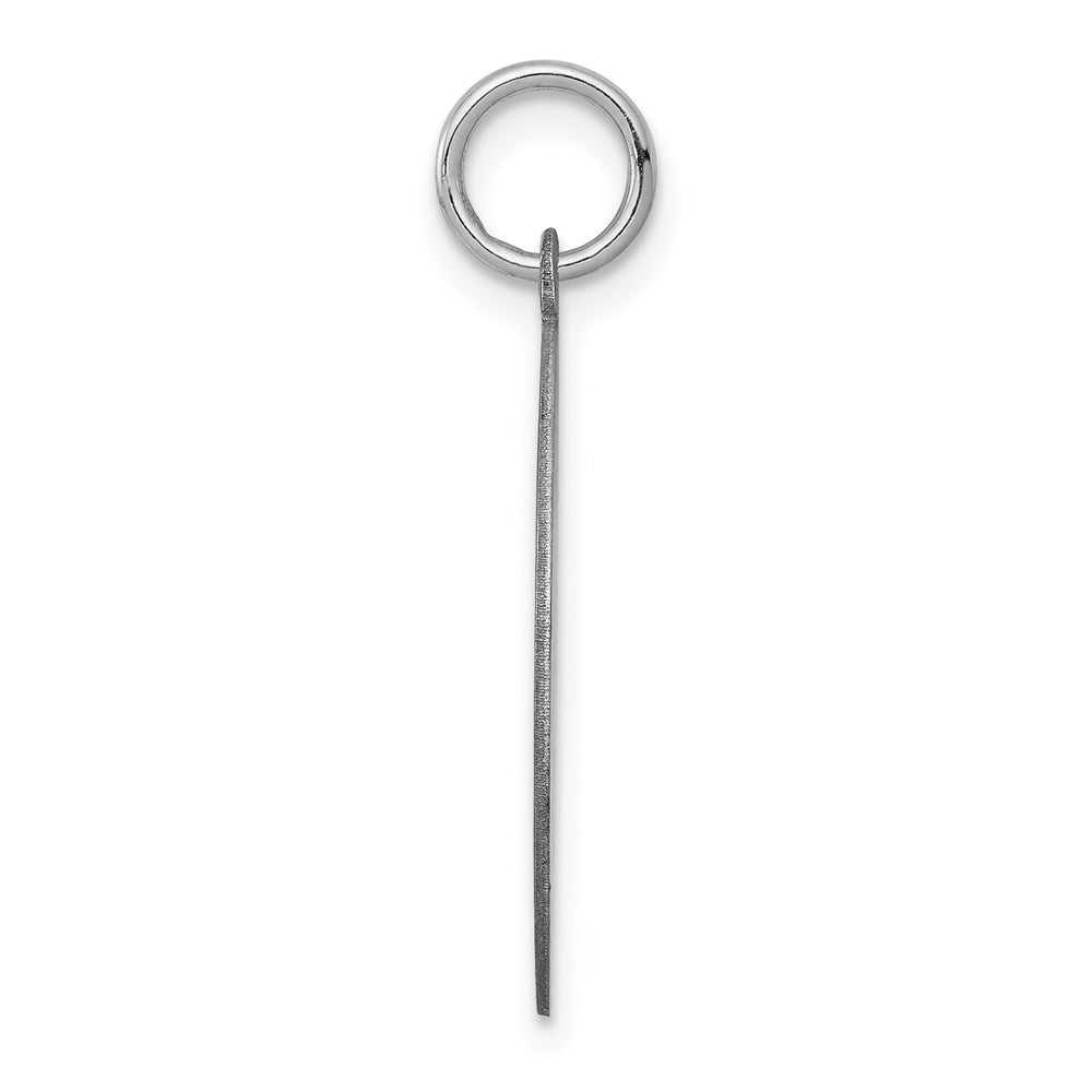 Sterling Silver Laser Etched English Setter Dog Pendant, 19mm