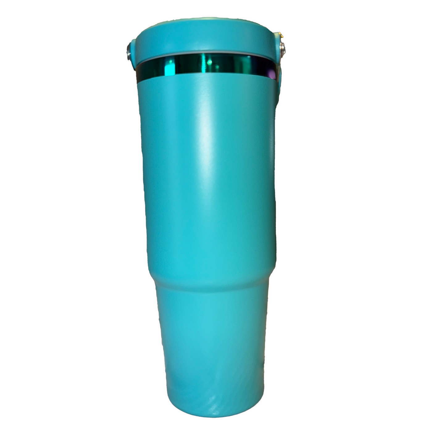 Rainbow Tumbler  in Teal, Light Pink, Light Purple, Bright Pink with Flip up Straw  30 o