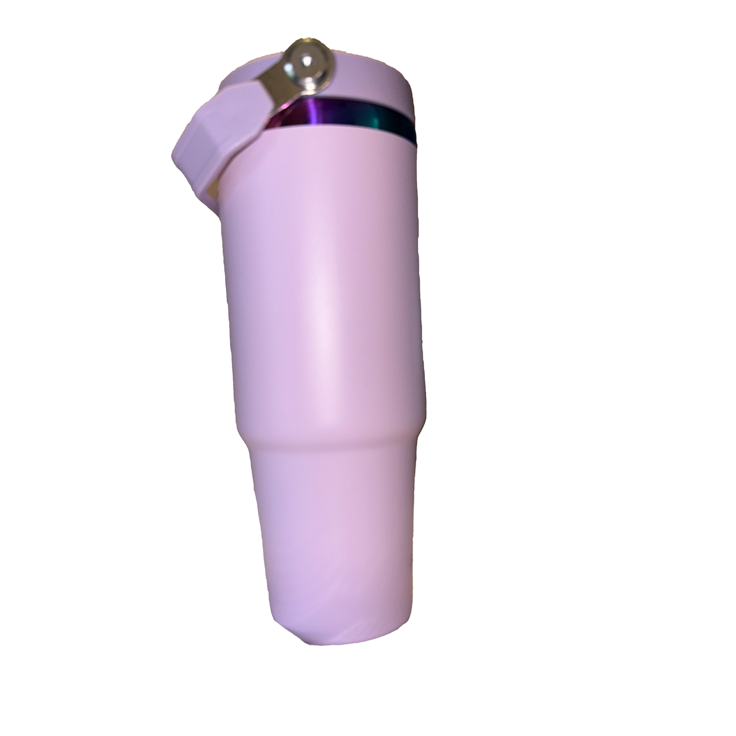 Rainbow Tumbler  in Teal, Light Pink, Light Purple, Bright Pink with Flip up Straw  30 o