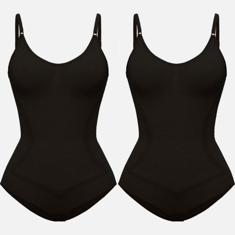 VVL Fallfreshness Women'S Seamless round Neck Shapewear Basic Comfortable Sleeveless Tummy Control and Butt Lifting Shapewear for Daily
