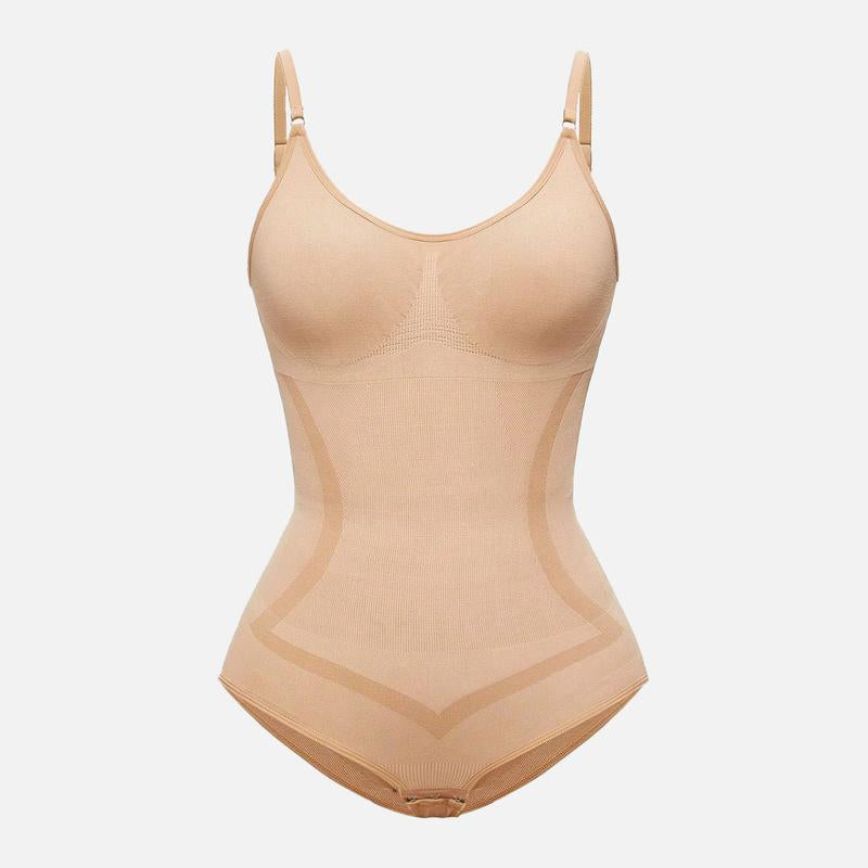 VVL Fallfreshness Women'S Seamless round Neck Shapewear Basic Comfortable Sleeveless Tummy Control and Butt Lifting Shapewear for Daily