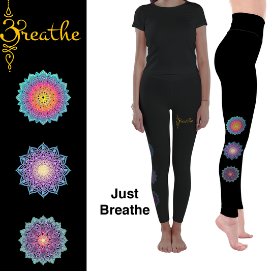 Mandala Leggings with Pockets – Full or Capri Length