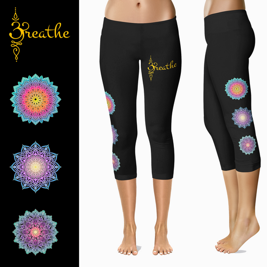 Mandala Leggings with Pockets – Full or Capri Length
