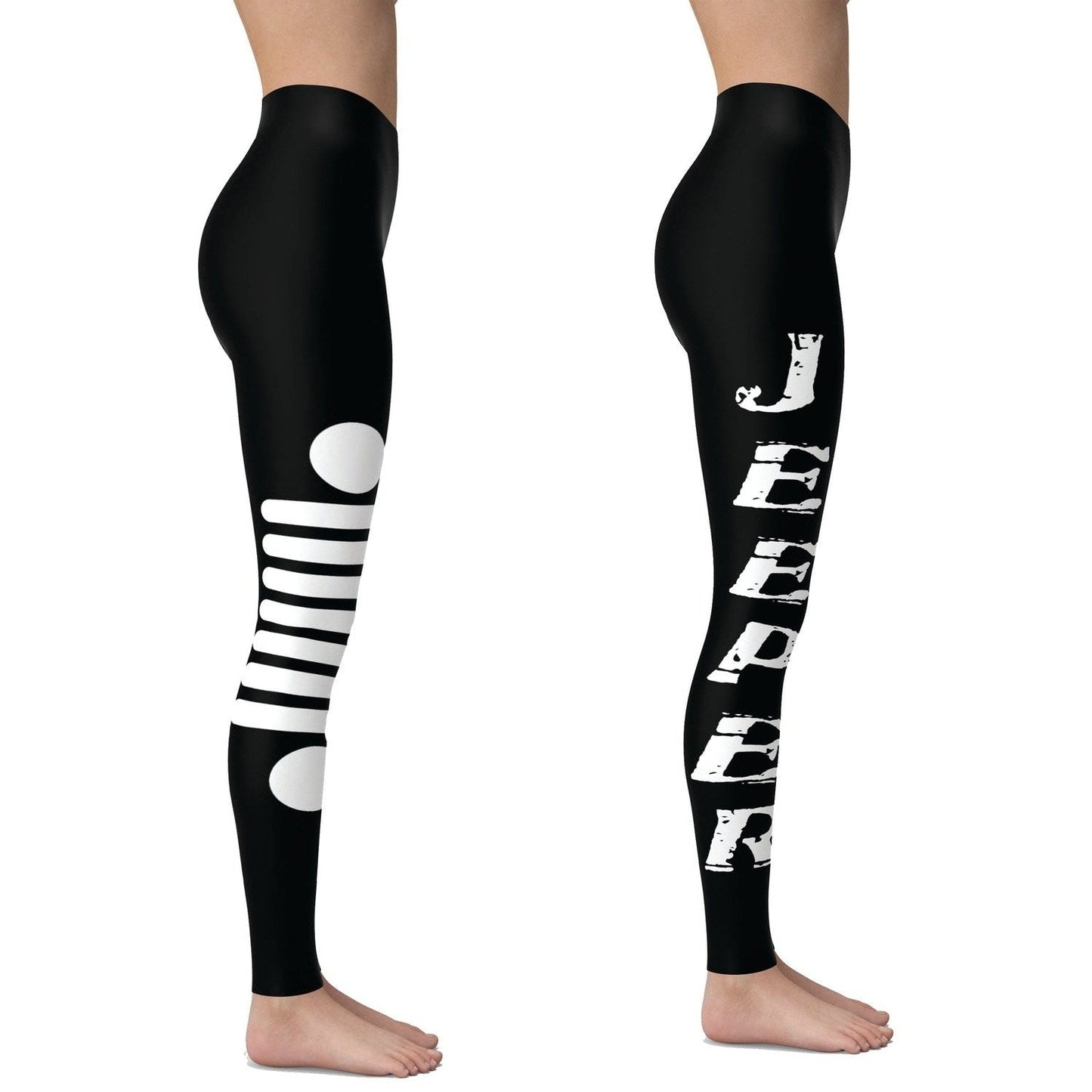 Jeeper Jeep Grill Black and White and Pockets