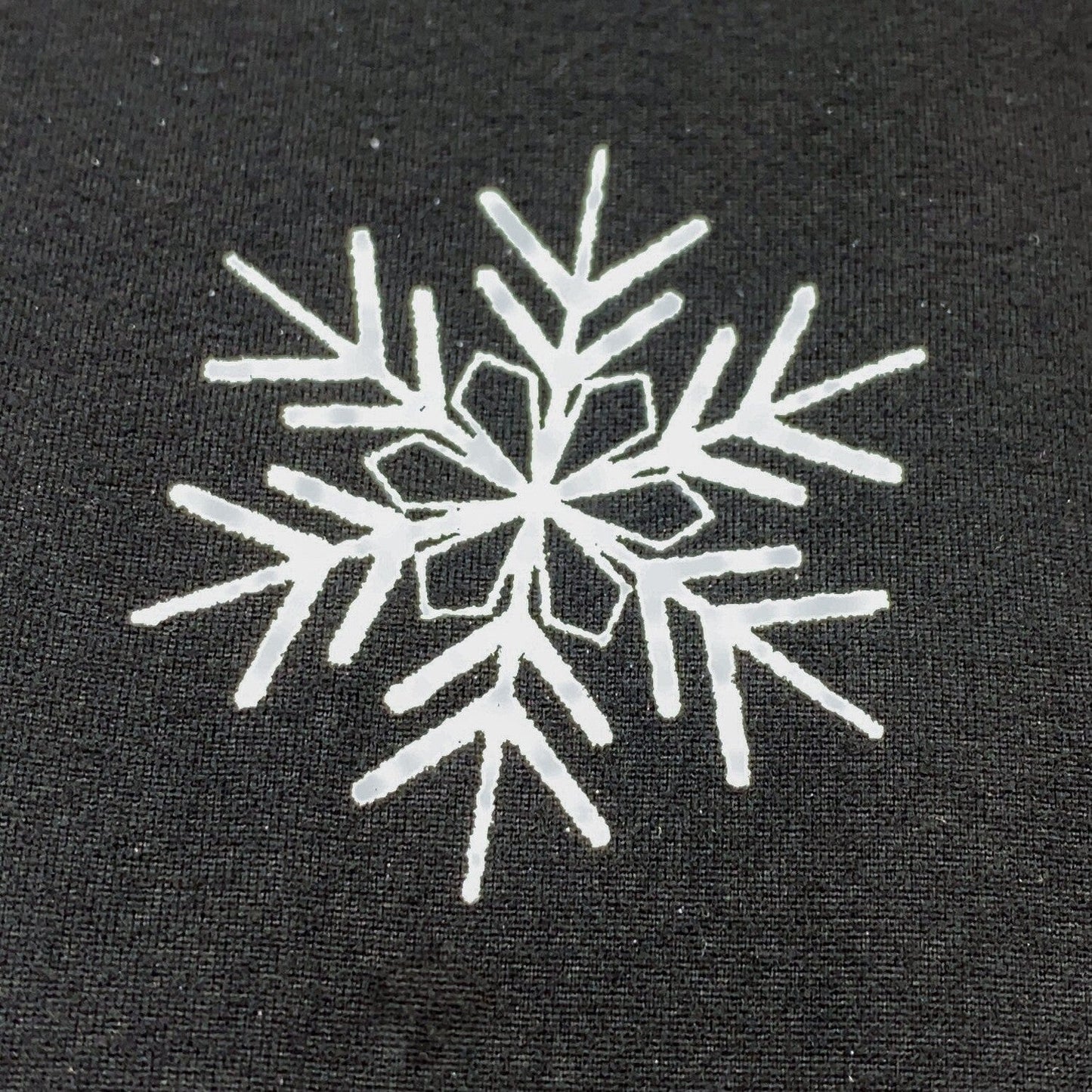 Christmas Snowflake Leggings Black White Leggings with Pockets