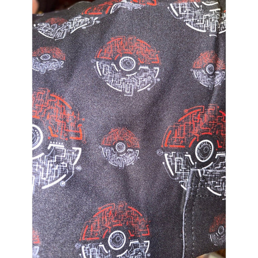 Red White Ball Leggings with Pockets - Capri or Full Length