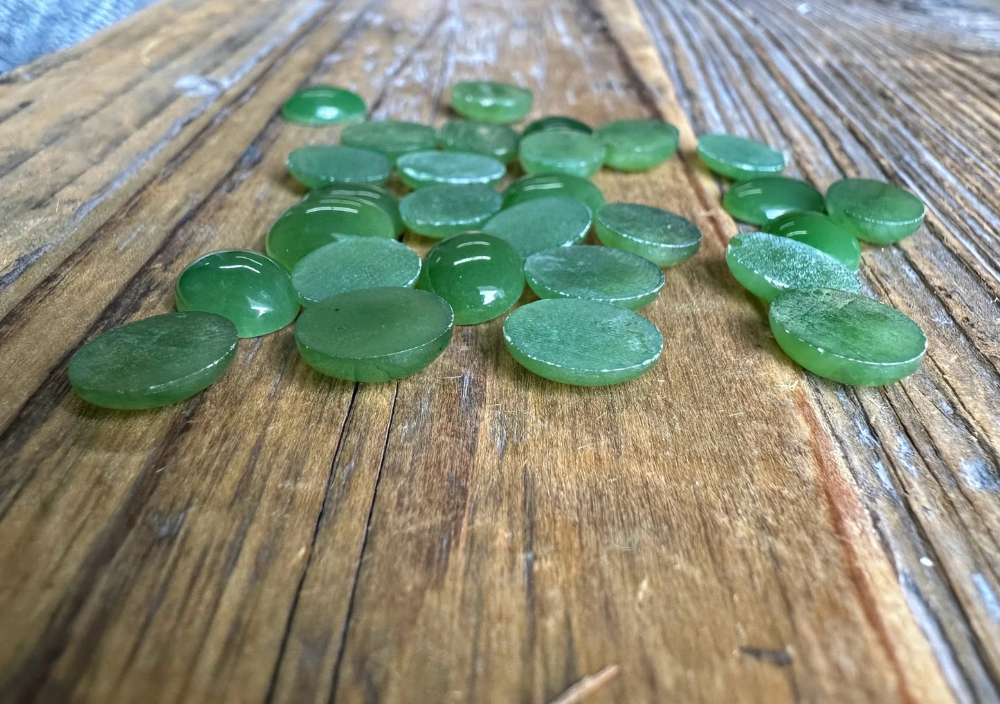 Canadian Jade Oval Cabochon - 8x10mm