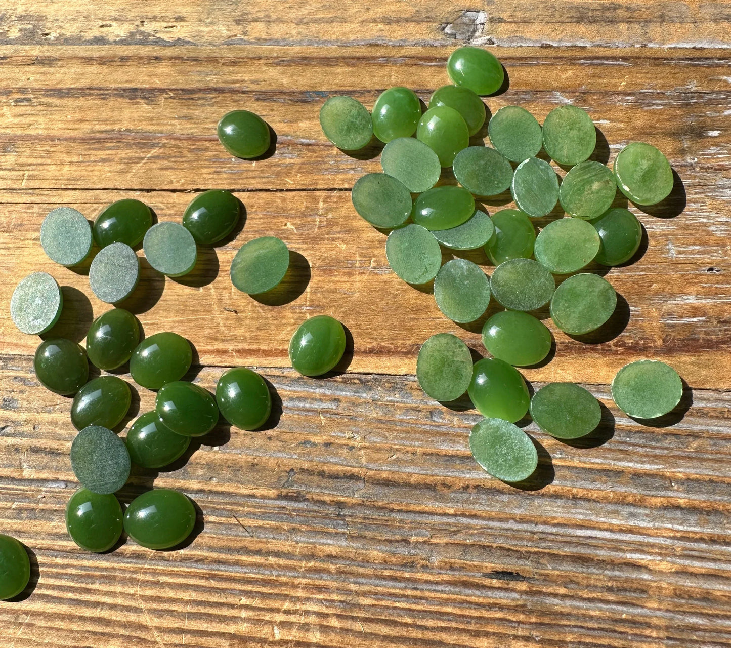 Canadian Jade Oval Cabochon - 8x10mm