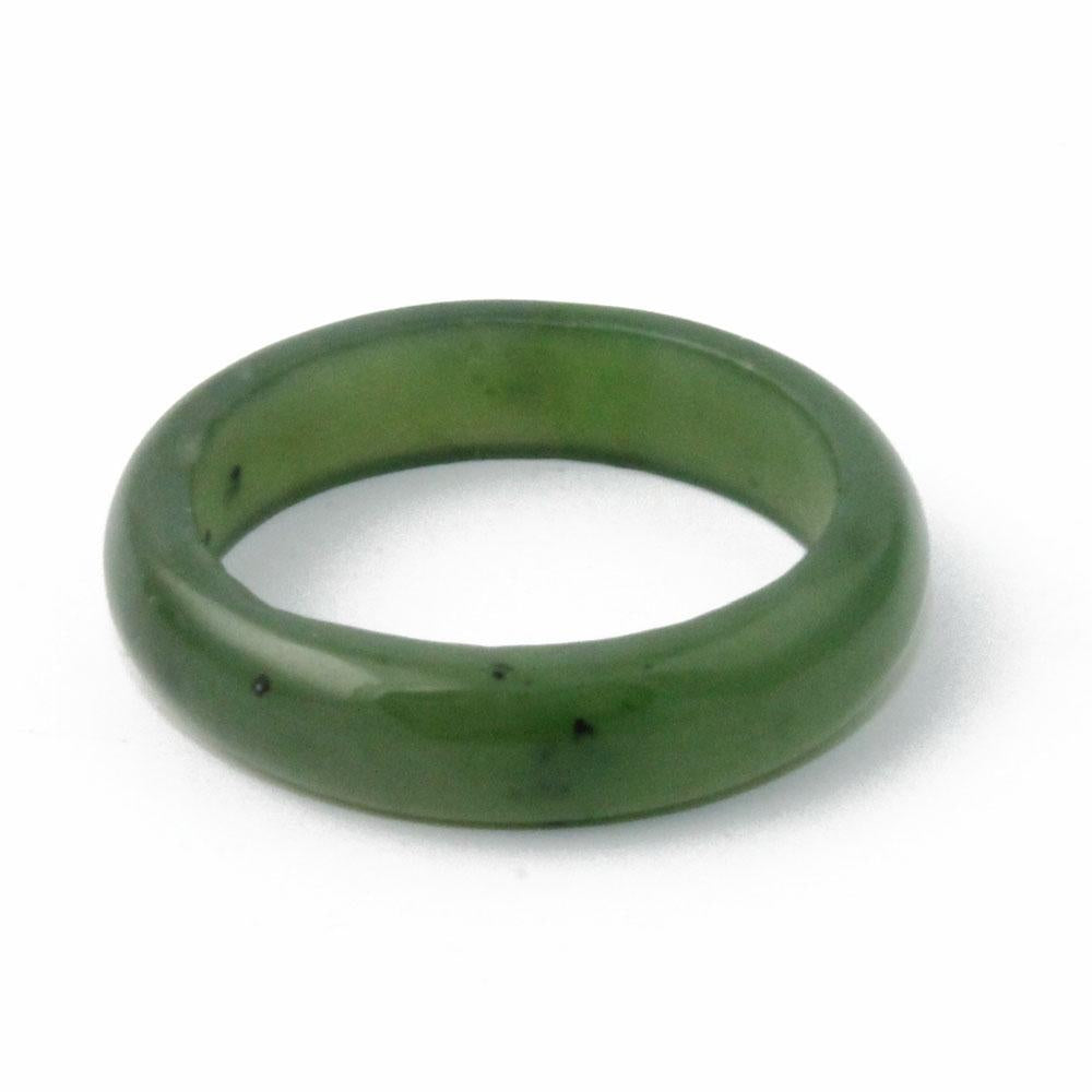 Narrow Jade Band Ring 5mm