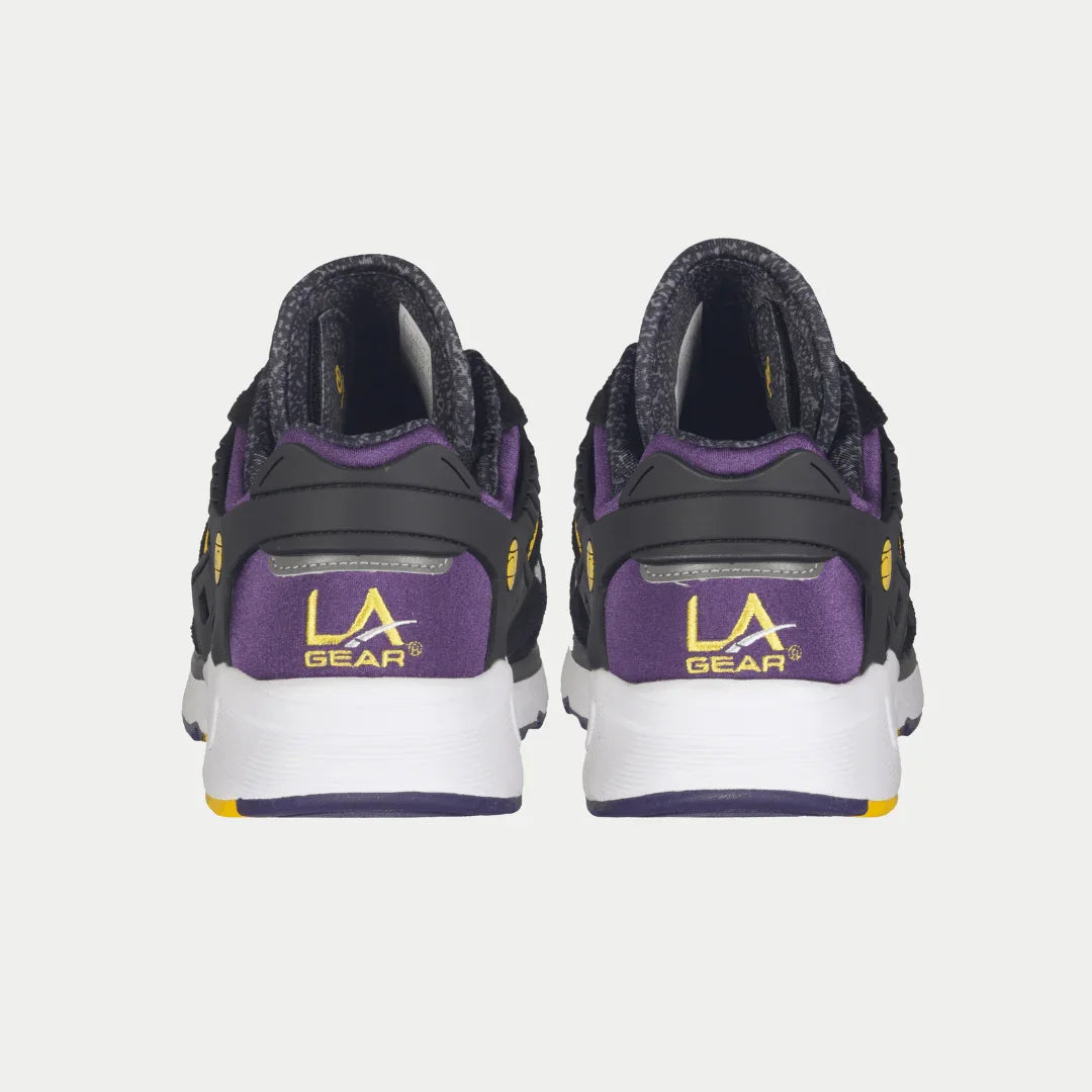 LA Gear Men's Catapult Light-Up Lowtop | Black x Purple x Yellow