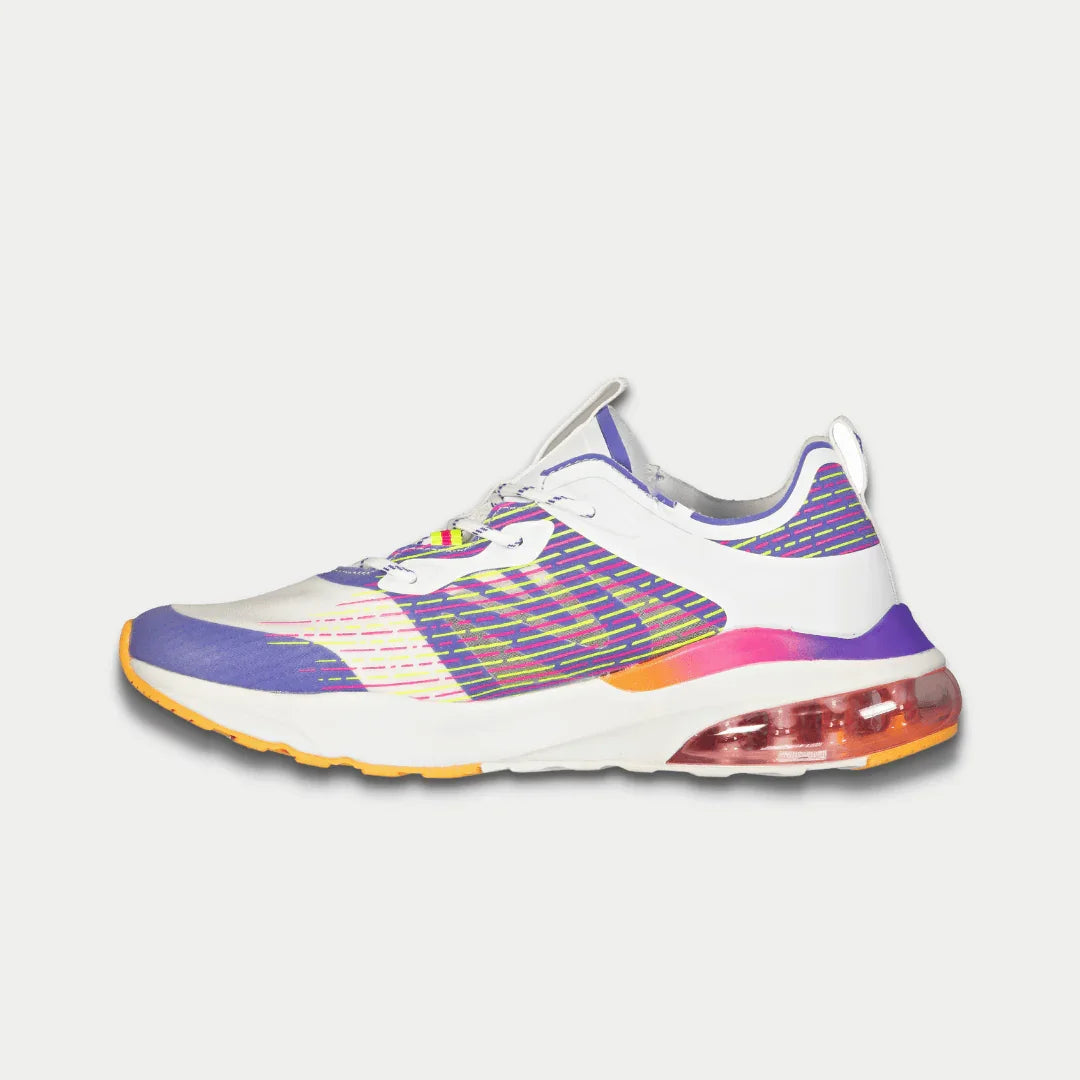 LA Gear Women's Artesia Lowtop | White x Purple x Orange