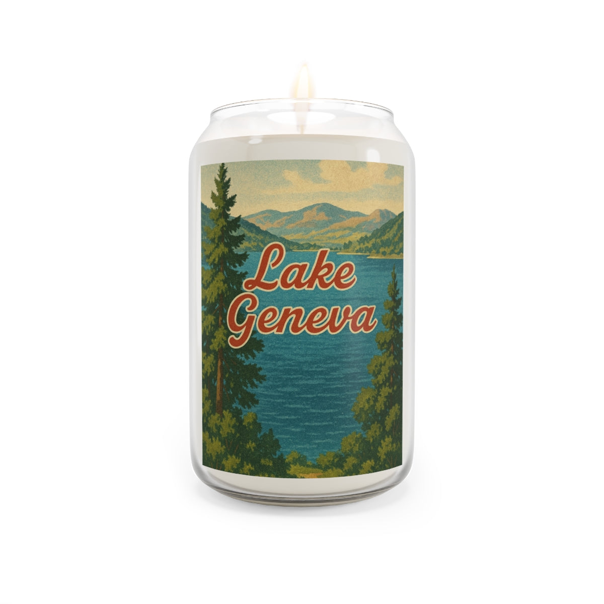 Lake Geneva Soy Candle, Relaxing Home Decor, Gift for Her, Aromatherapy Candle, Summer Vibes