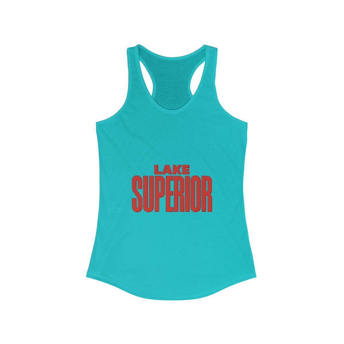 Lake Superior Women's Racerback Tank, Summer Top, Beachwear, Travel Tee, Outdoor Workouts, Casual Fashion