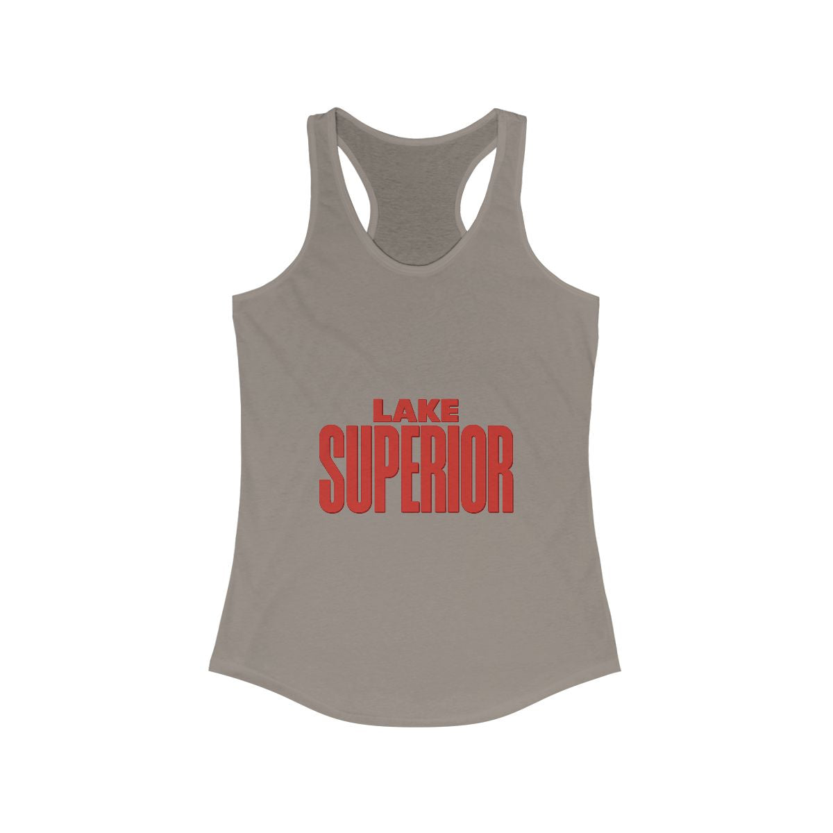 Lake Superior Women's Racerback Tank, Summer Top, Beachwear, Travel Tee, Outdoor Workouts, Casual Fashion