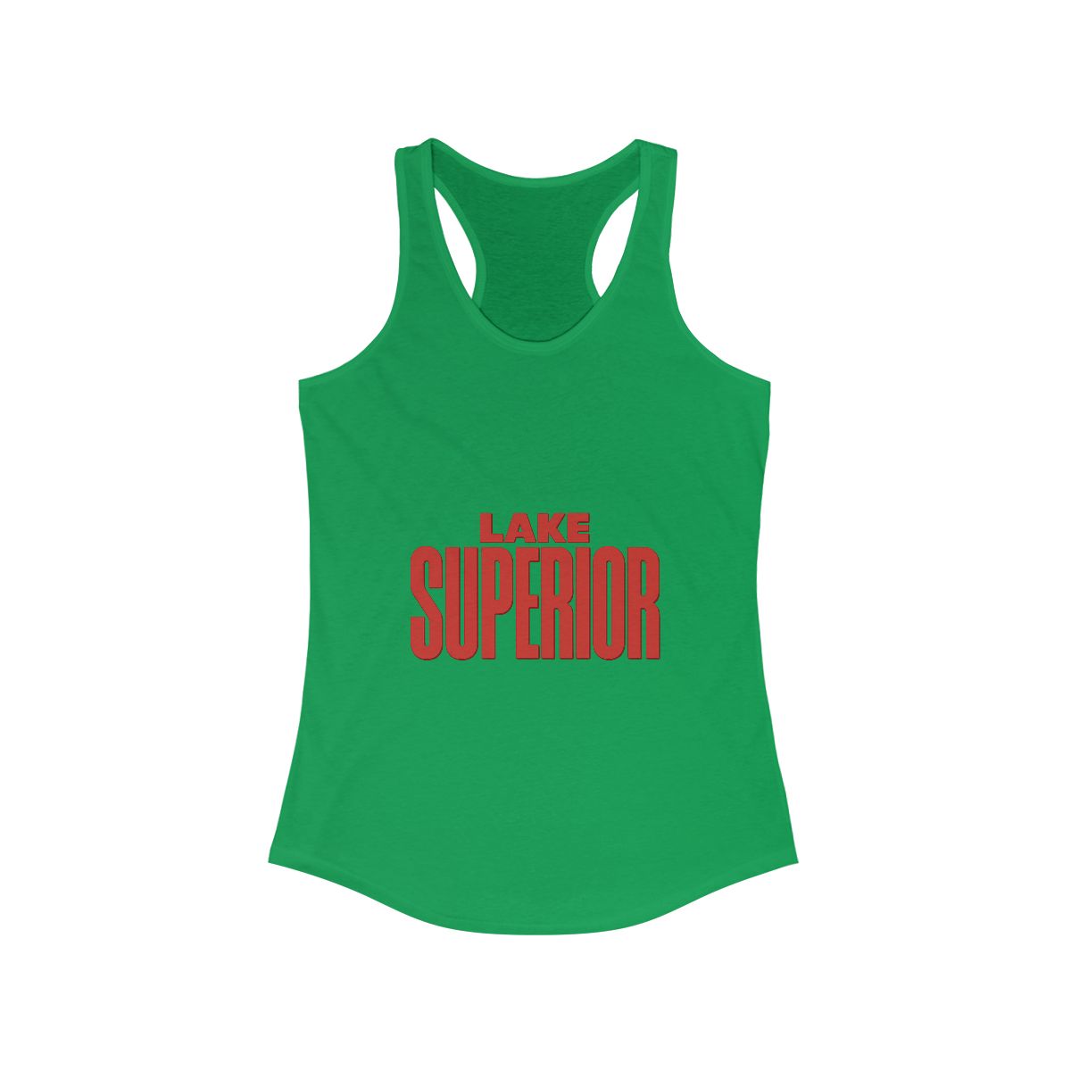 Lake Superior Women's Racerback Tank, Summer Top, Beachwear, Travel Tee, Outdoor Workouts, Casual Fashion