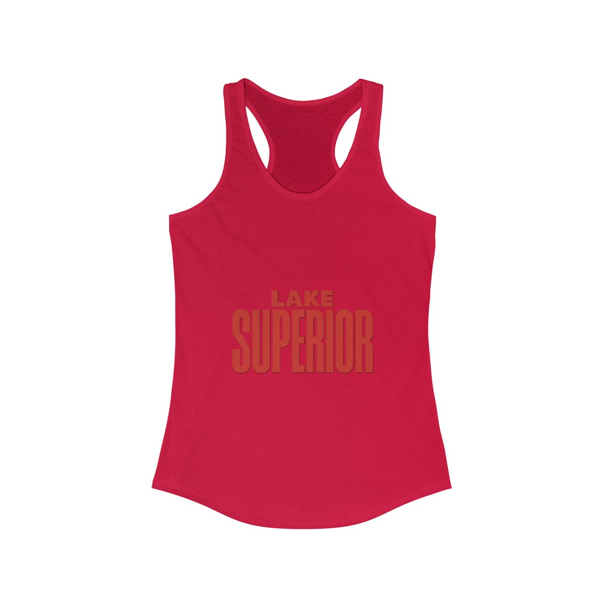Lake Superior Women's Racerback Tank, Summer Top, Beachwear, Travel Tee, Outdoor Workouts, Casual Fashion