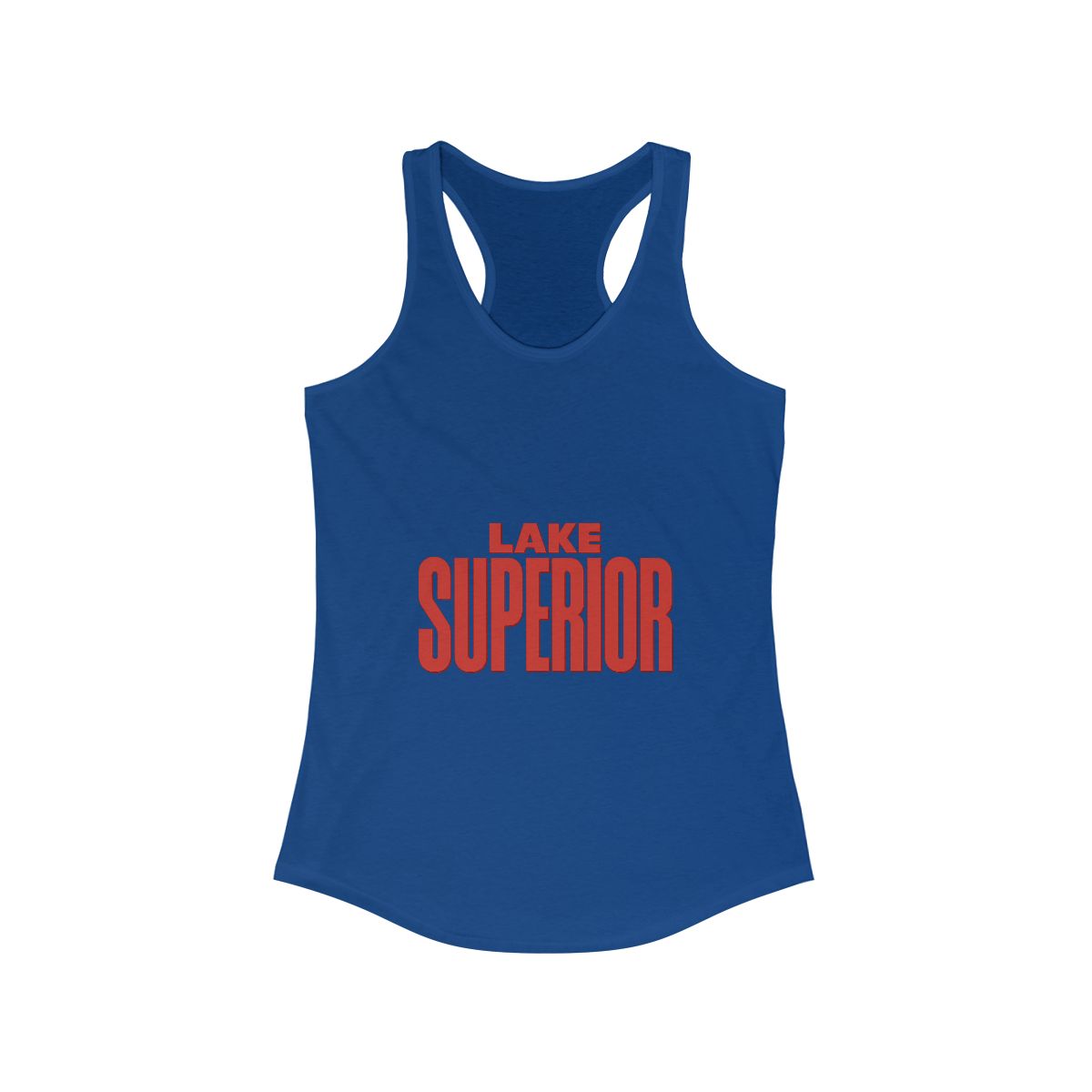 Lake Superior Women's Racerback Tank, Summer Top, Beachwear, Travel Tee, Outdoor Workouts, Casual Fashion
