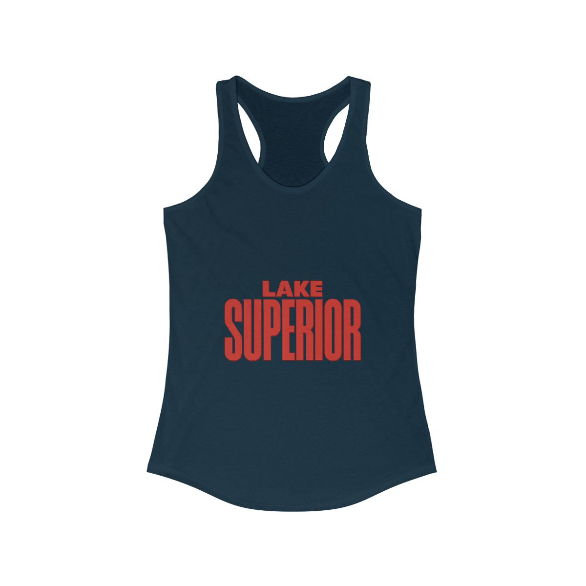 Lake Superior Women's Racerback Tank, Summer Top, Beachwear, Travel Tee, Outdoor Workouts, Casual Fashion