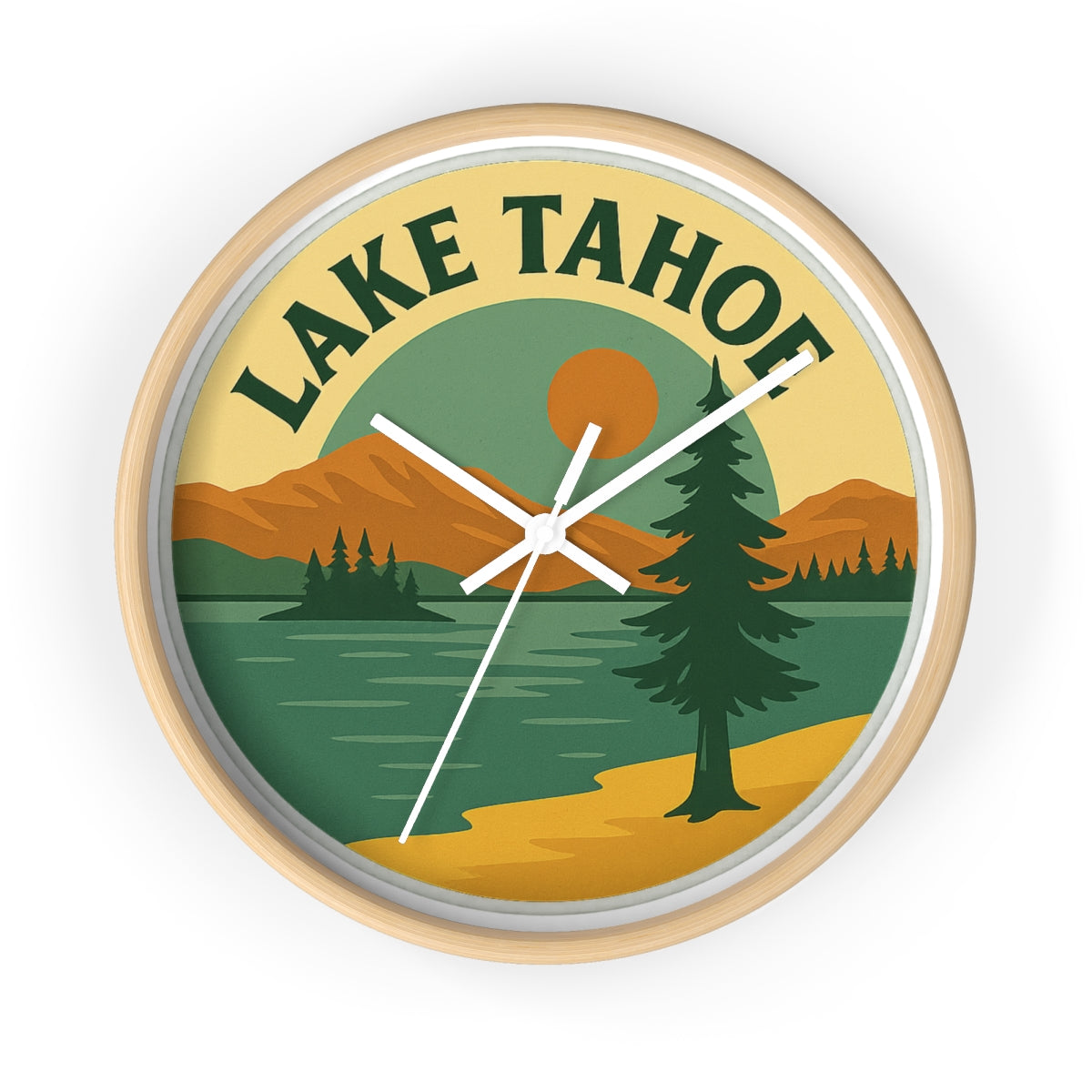 Lake Tahoe Wall Clock