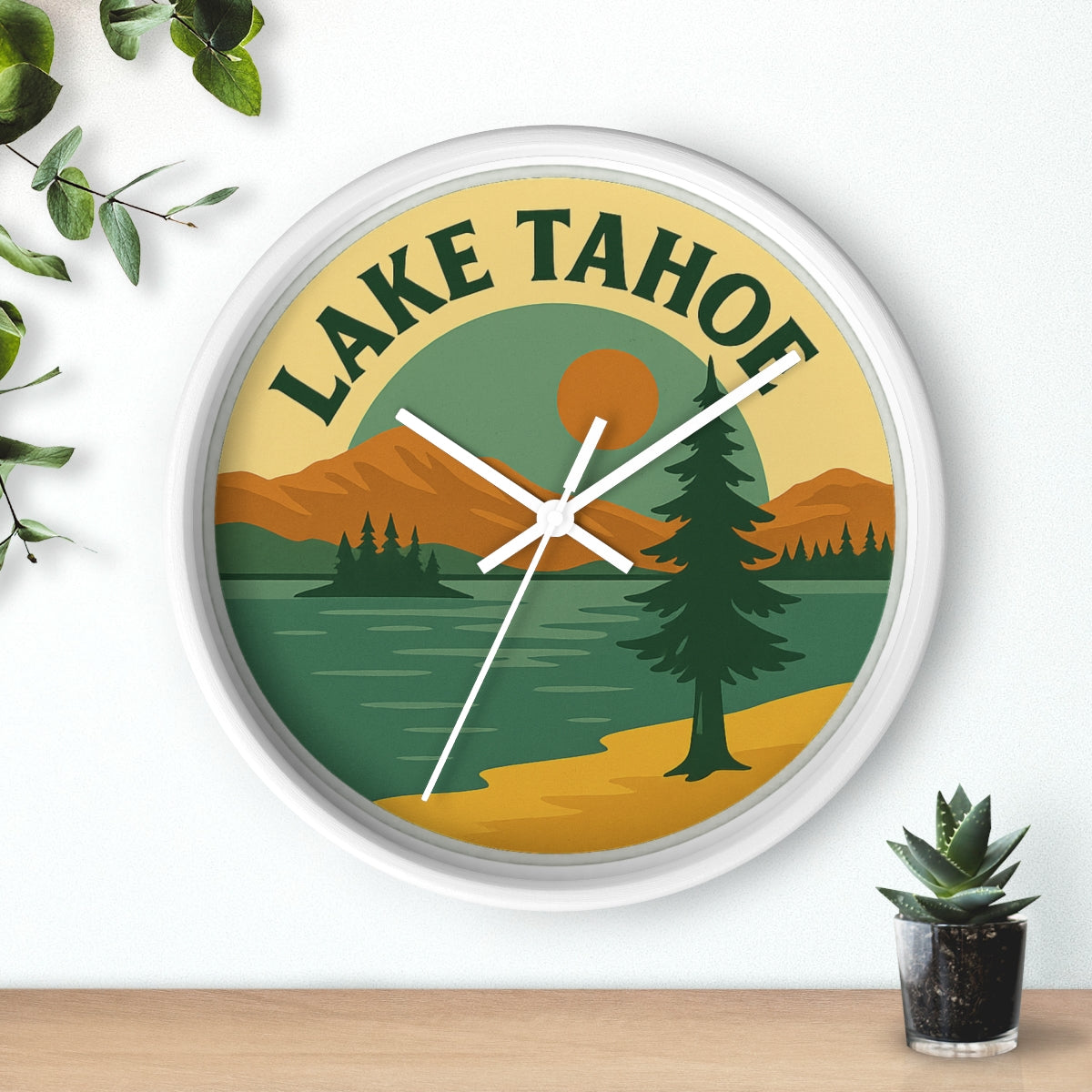 Lake Tahoe Wall Clock