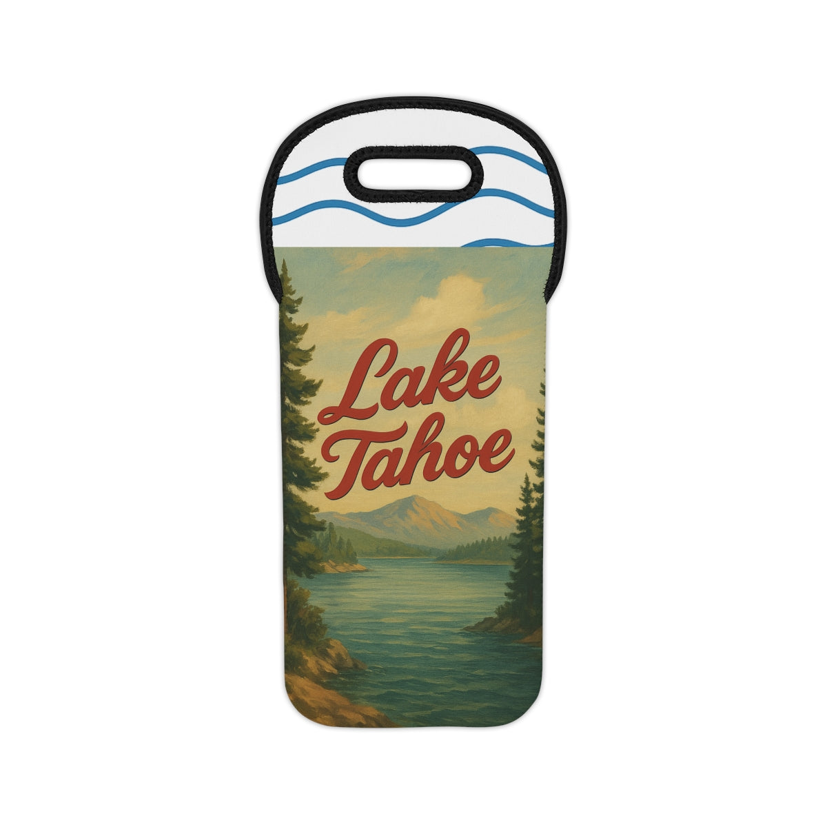 Lake Tahoe Wine Tote Bag