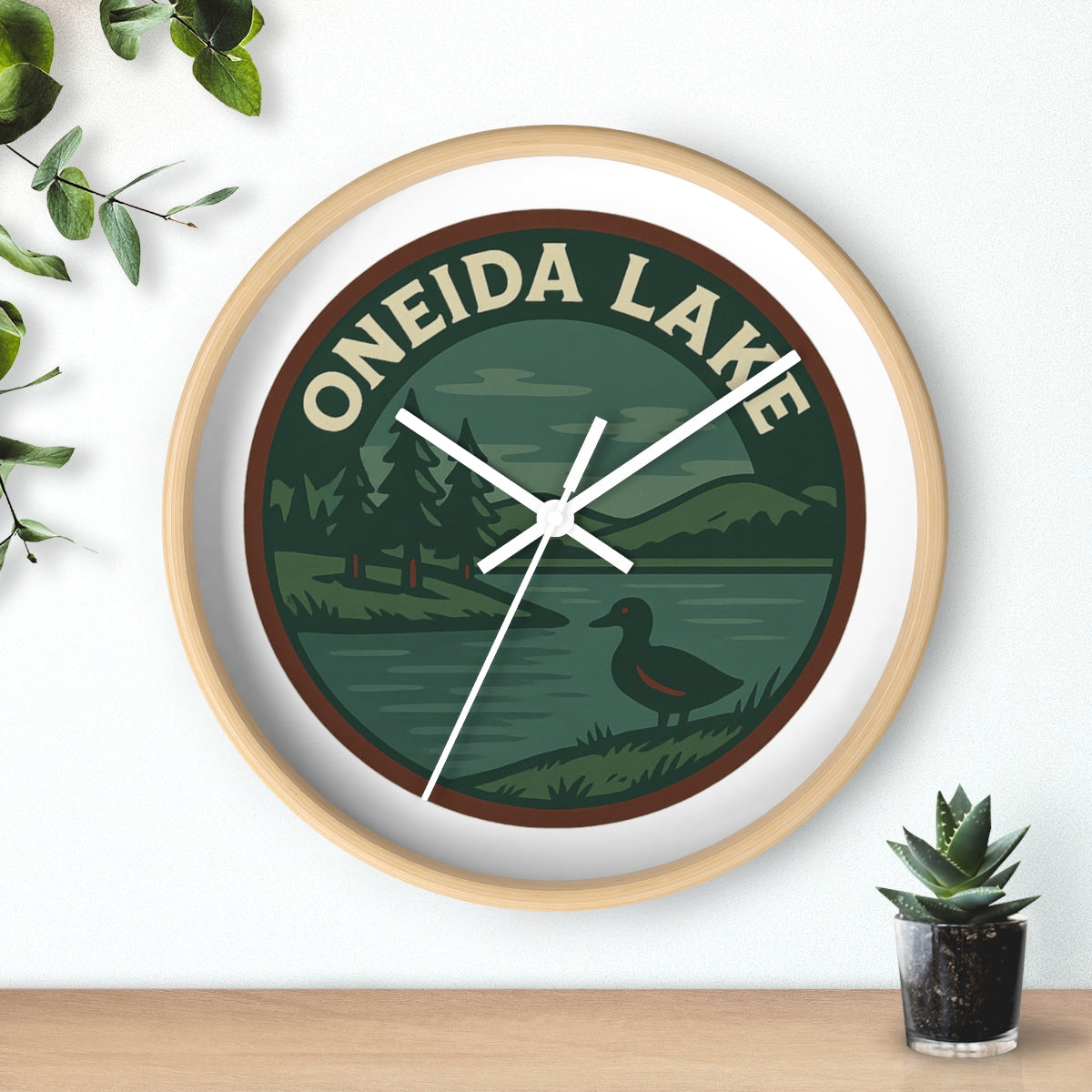 Oneida Lake Wall Clock