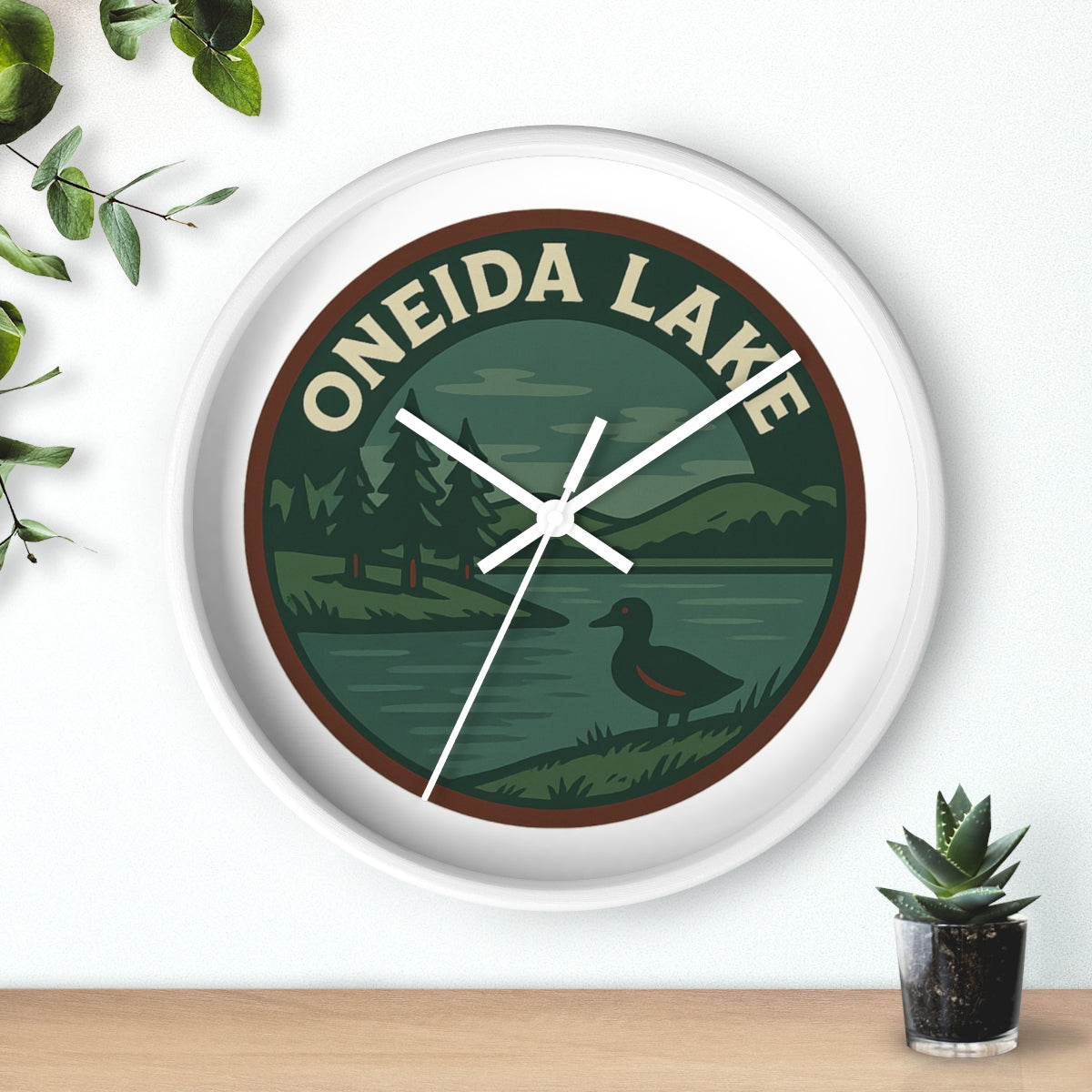 Oneida Lake Wall Clock