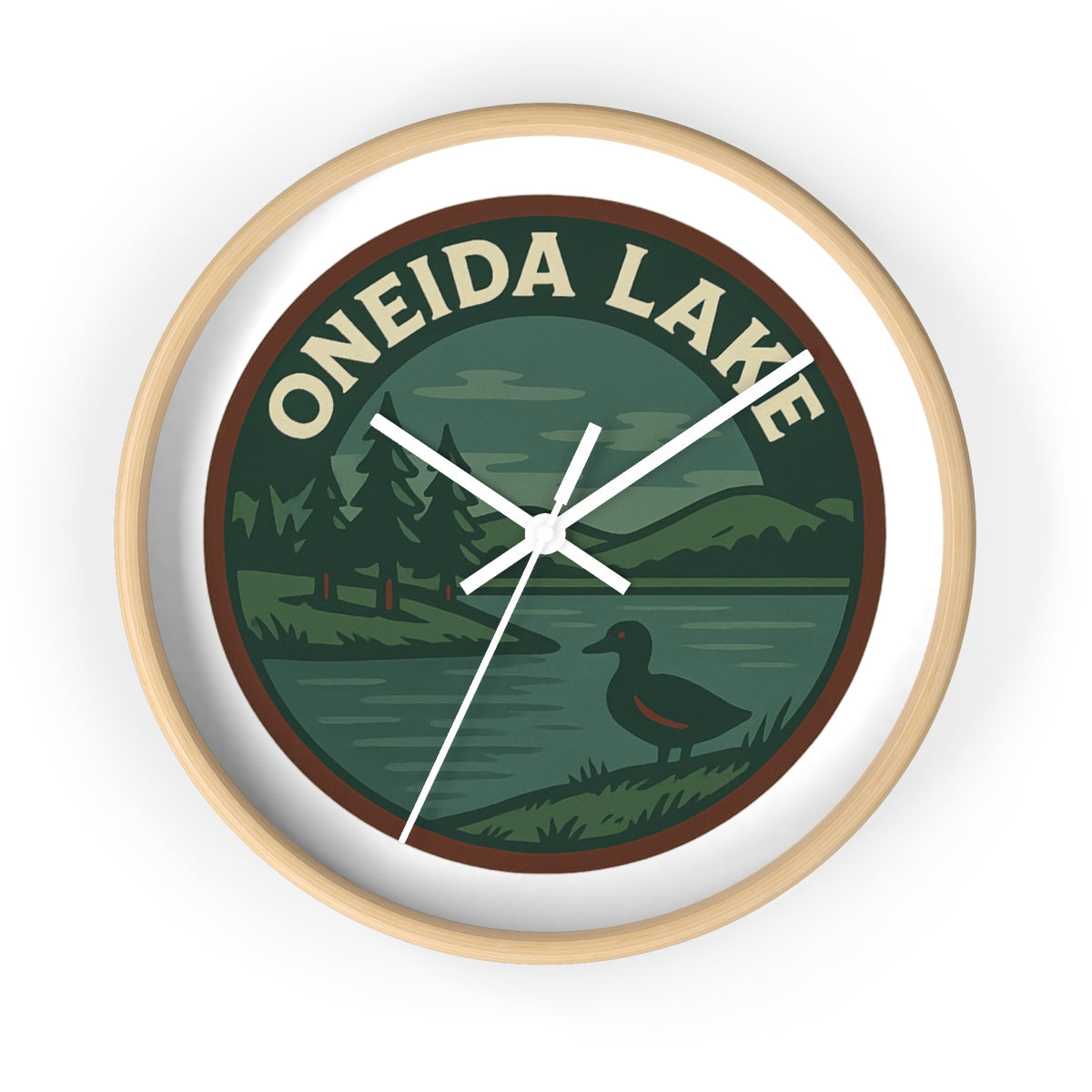 Oneida Lake Wall Clock