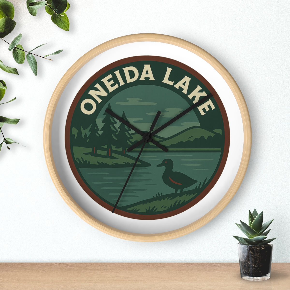 Oneida Lake Wall Clock