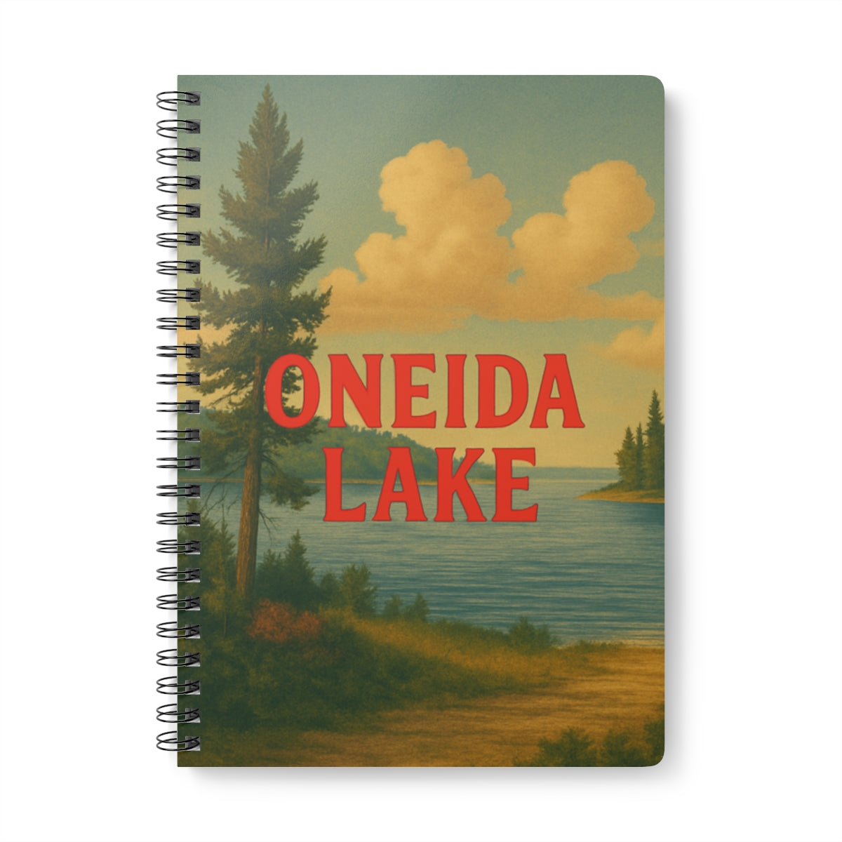 Oneida Lake Wirobound Softcover Notebook, A5