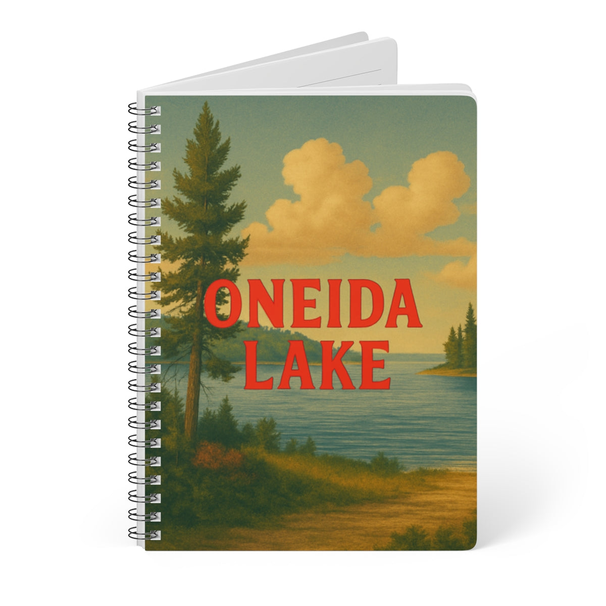 Oneida Lake Wirobound Softcover Notebook, A5