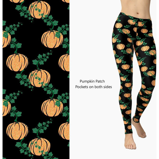 Pumpkin Patch Full Length leggings with Pockets