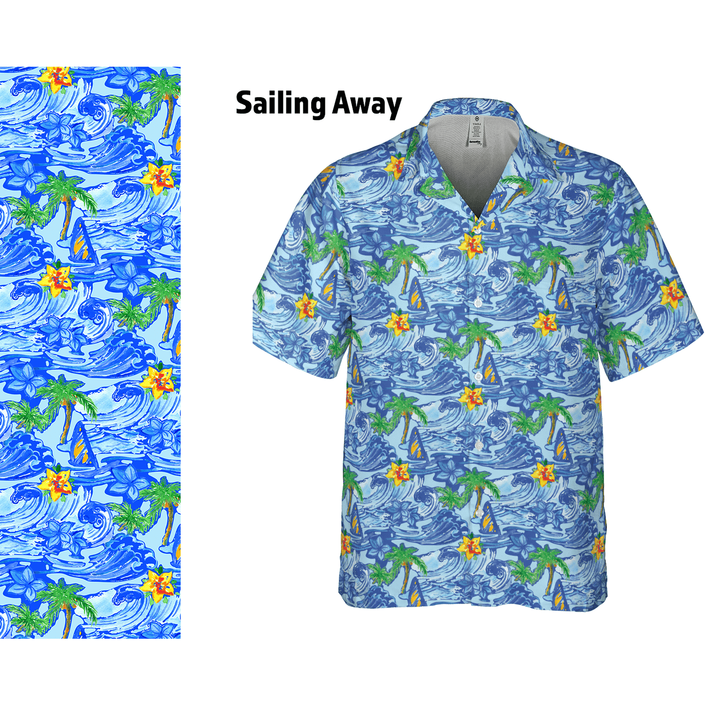 Sailing Hawaiian Shirt Hawaiian