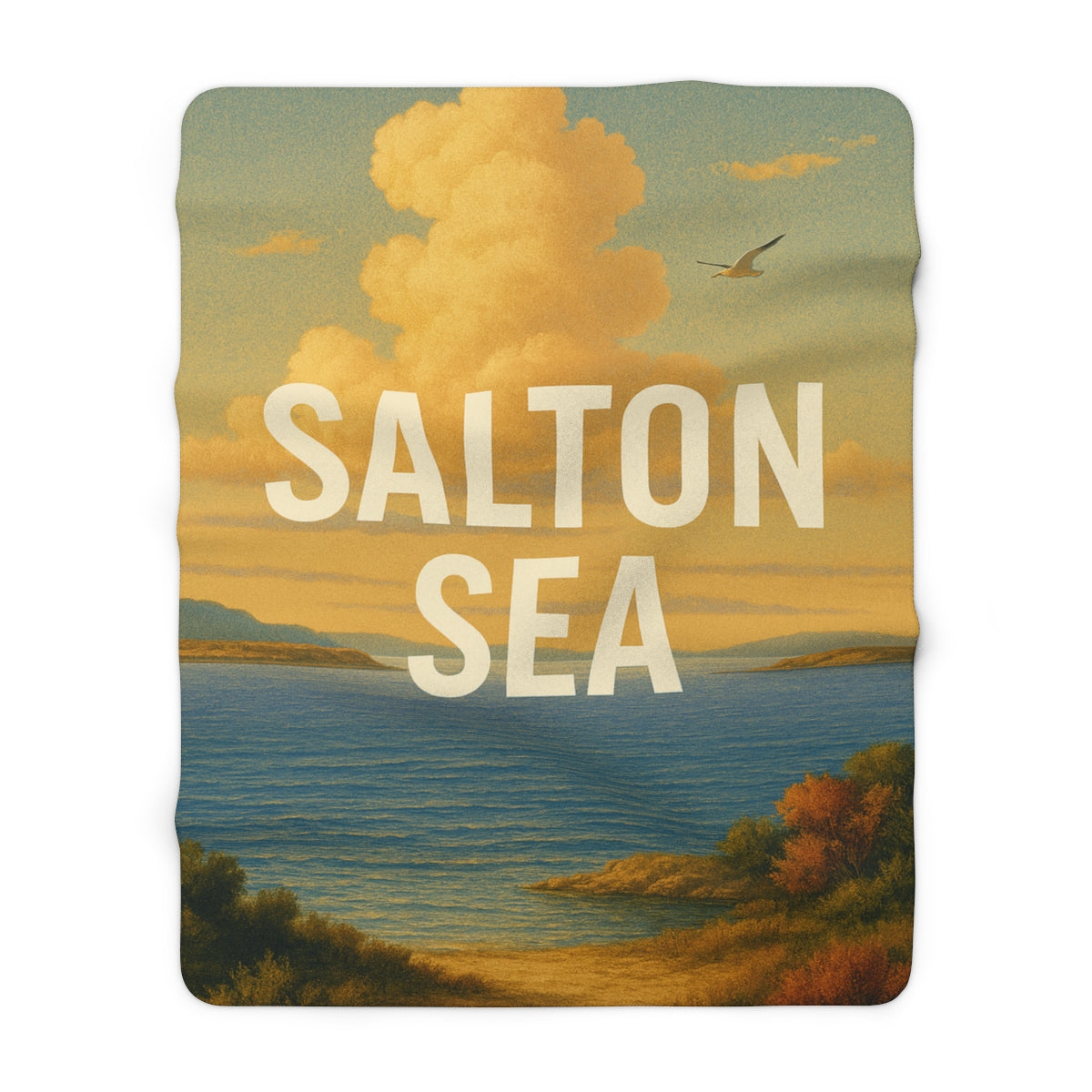 Salton Sea Sherpa Fleece Blanket