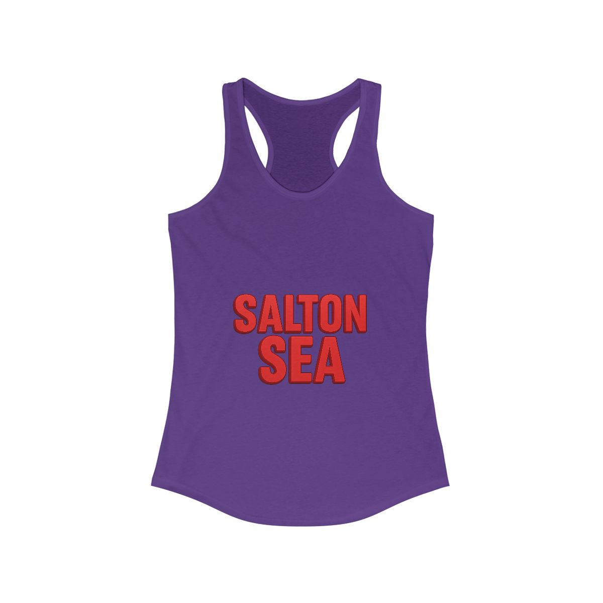 Salton Sea Women's Racerback Tank, Summer Top, Beachwear, Travel Tee, Outdoor Workouts, Casual Fashion