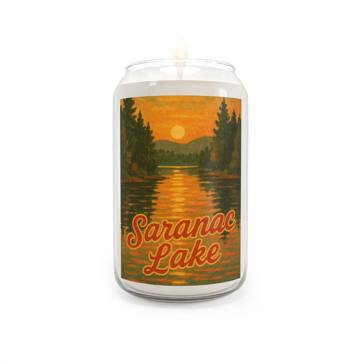 Saranac Lake Soy Candle, Relaxing Home Decor, Gift for Her, Aromatherapy Candle, Summer Vibes