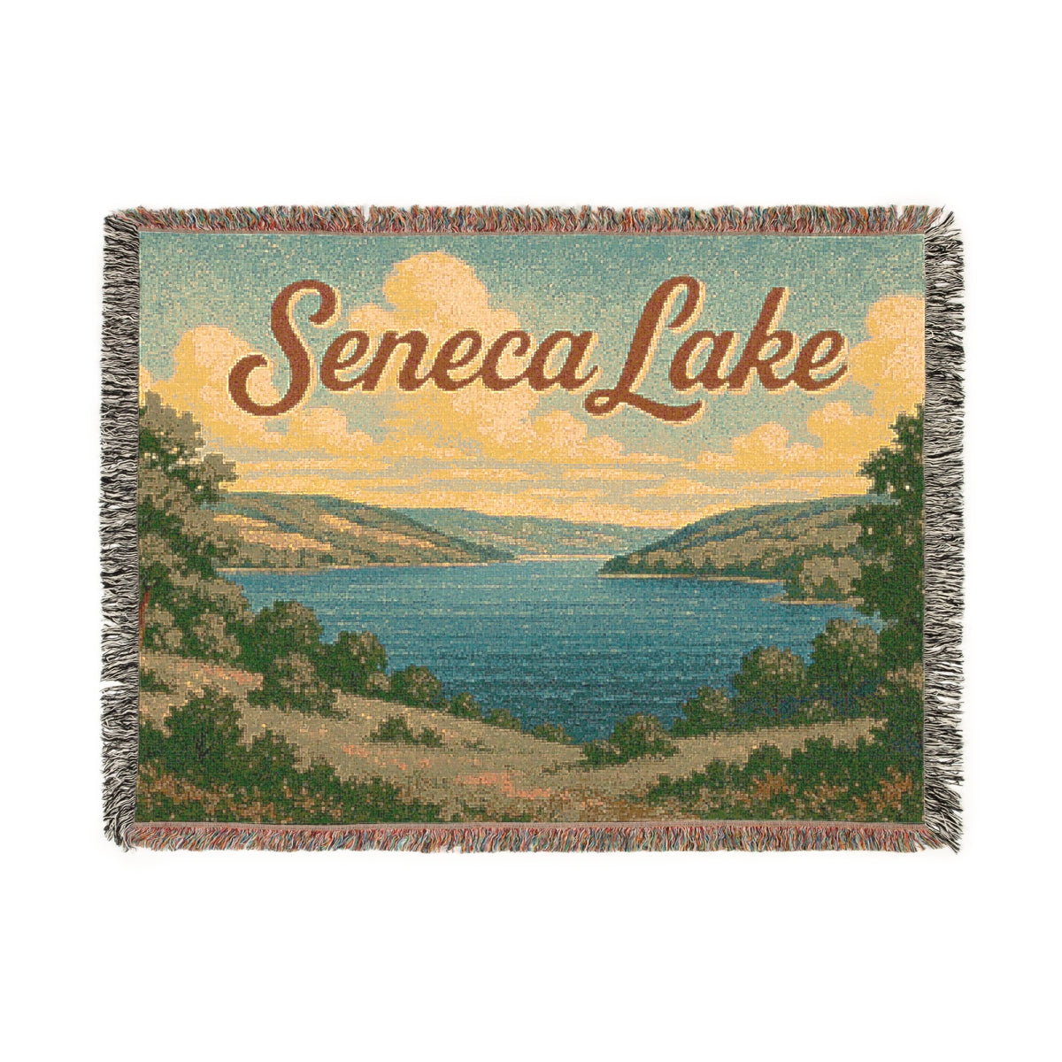 Seneca Lake Woven Blanket