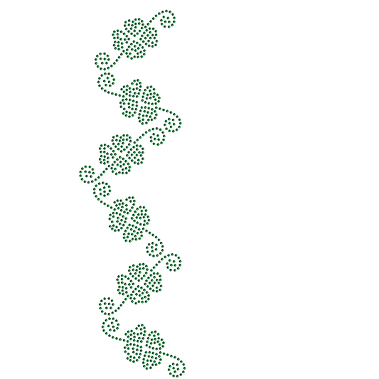 Shamrock Clover Rhinestone Leggings with Pockets