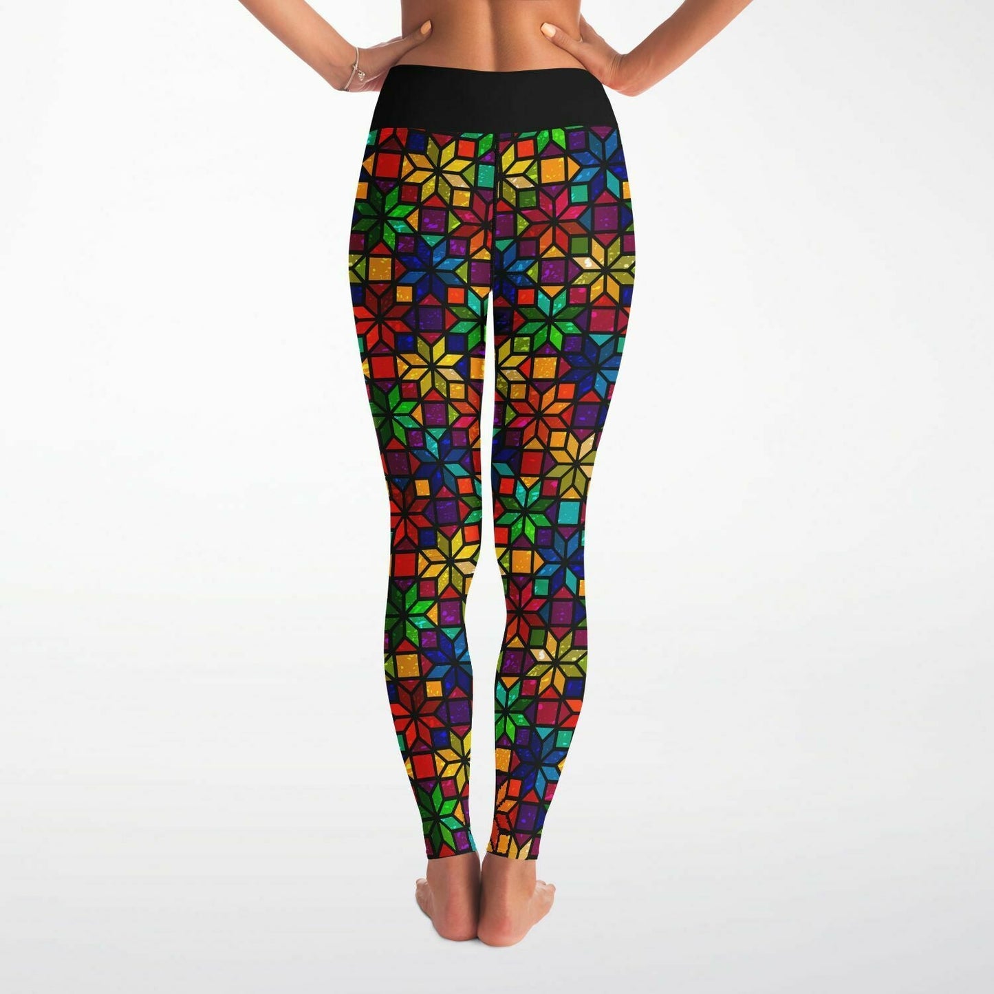 Stained Glass Leggings with Pockets