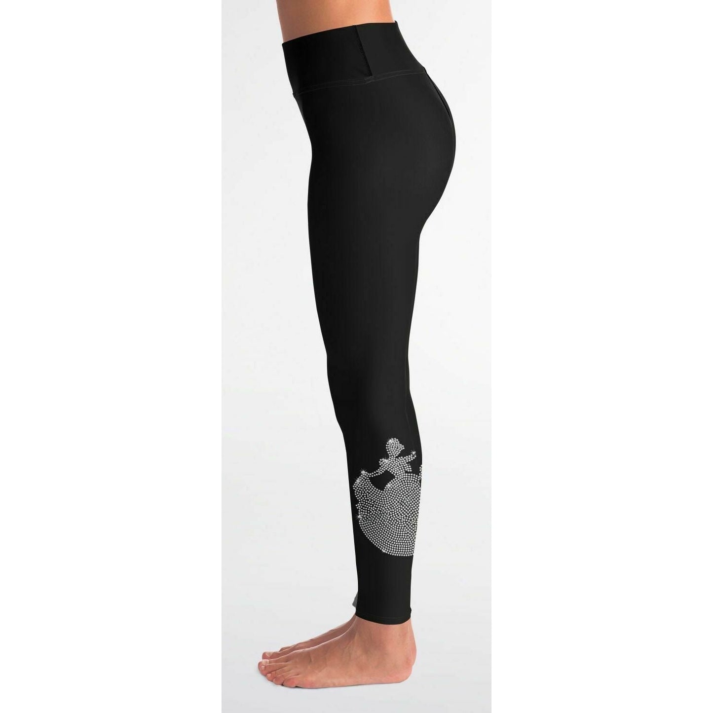 Princess Rhinestone Leggings with Pockets