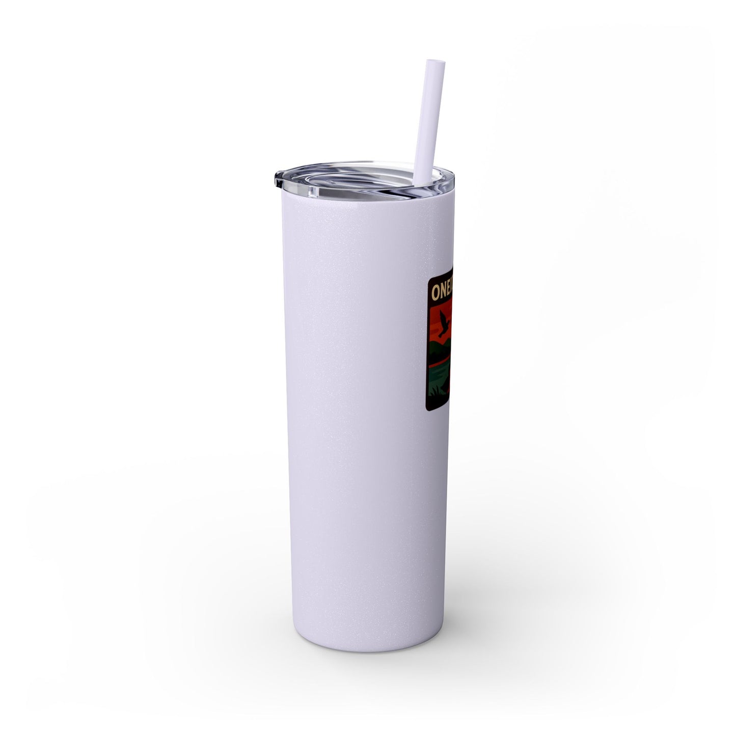 Oneida Lake Skinny Tumbler - 20oz Travel Mug, Eco-Friendly Drinkware for Adventurers, Ideal for Camping, Picnics, and Daily Hydration