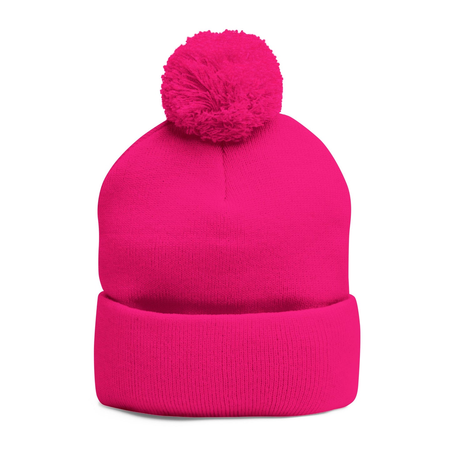 Squam Lake Pom-Pom Knit Cap (Embroidery)