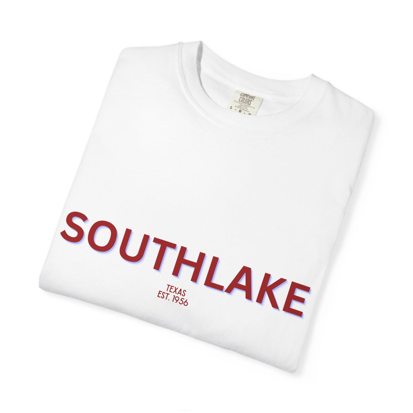 Southlake Garment-Dyed Unisex T-Shirt, Casual Tee, Vintage Style Shirt, Everyday Wear, Birthday Gift, Unique Apparel
