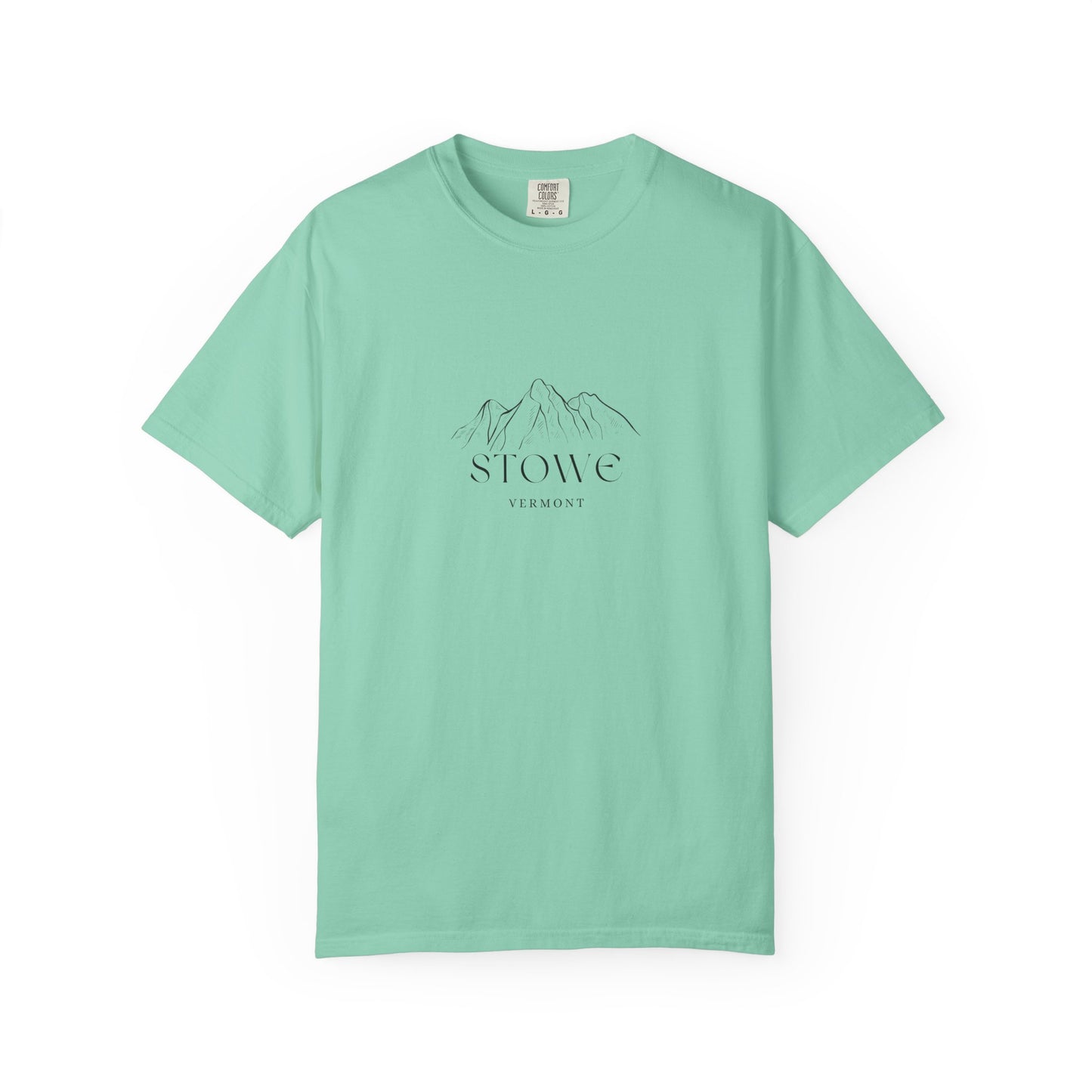 Stowe - Unisex Garment-Dyed T-shirt, Casual Outfit, Gift for Nature Lovers, Vacation Essentials