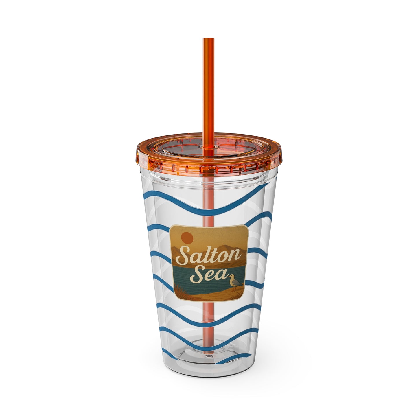Salton Sea Sunsplash Tumbler, 16oz Clear Drink Cup for Outdoor Adventures, Customizable Travel Mug, Perfect for Summer Fun, Eco-Friendly Beverage [...]