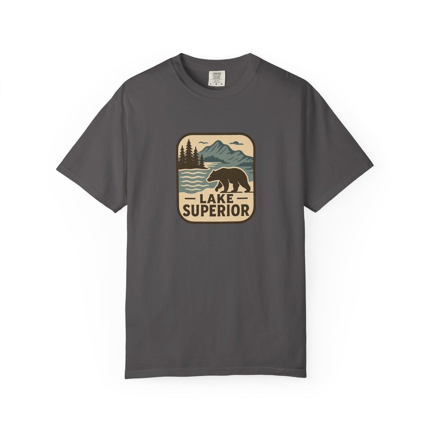 Lake Superior Unisex T-Shirt, Casual Graphic Tee, Nature Lover Gift, Outdoor Adventure Shirt, Vacation Souvenir, Summer Wear