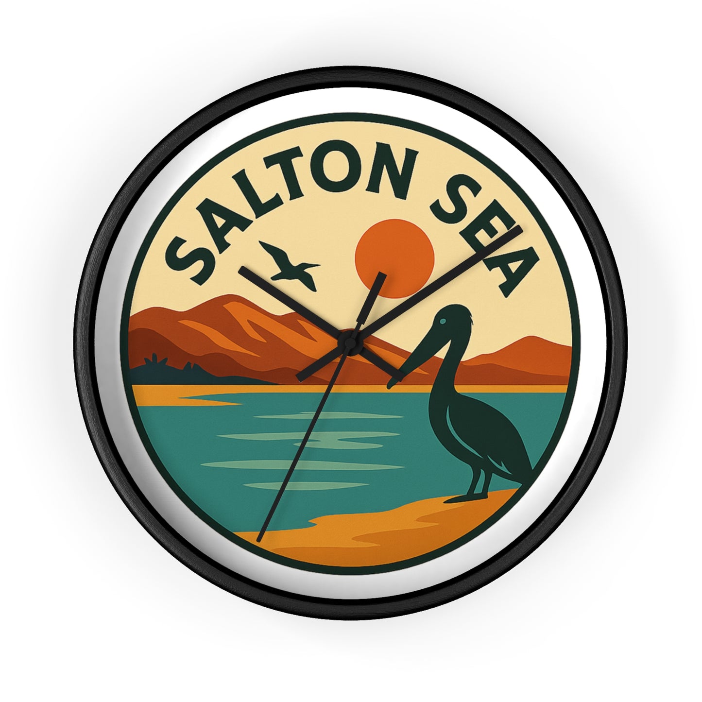 Salton Sea Wall Clock